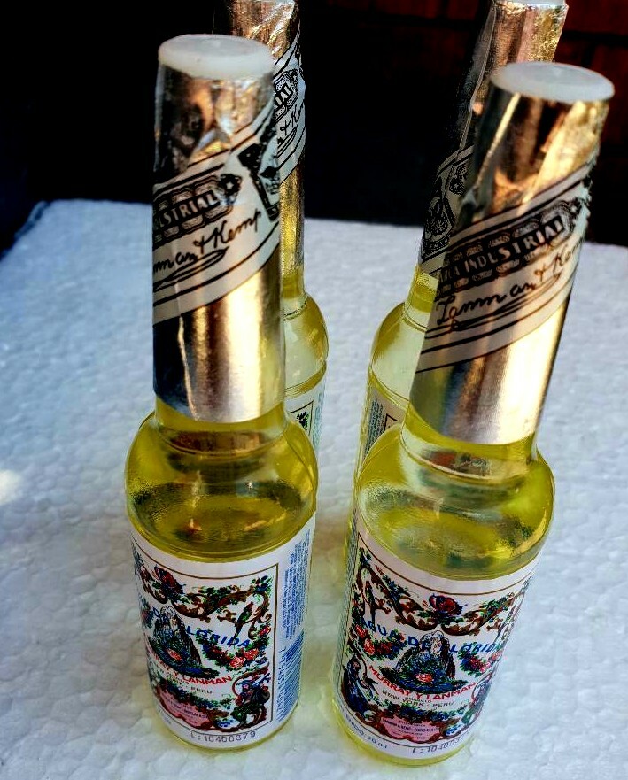 4 X FLORAL WATER AUTHENTIC AGUA FLORIDA FROM PERU CEREMONIAL 70ml EACH AU SELLER