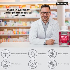 Maca Capsules -with L-Arginine, Boost Energy, Physical Performance and Endurance