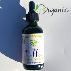 Mullein Leaf Tincture Natural Liquid Drops Extract 2 Oz Lungs Breath Respiratory