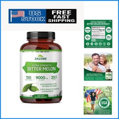 Potent 25:1 Bitter Melon Extract with 10% Bitter Principles, 150 Capsules