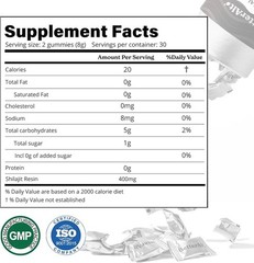 Better Alt Pure Himalayan Shilajit Gummies 400mg 60ct Boost Energy EXP 05/26