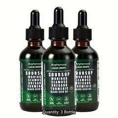 Arpherood Soursop Liquid Drops: Made from Natural Components, Free from…