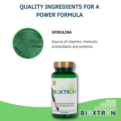 Bioxtron Natural AFA Stem Cell Supplement Support Joints & Muscles Immune 60 cap