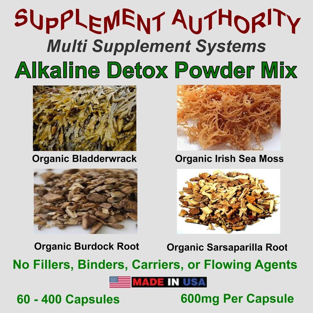 Irish Sea Moss – Bladderwrack – Burdock Root – WITH SARSAPARILLA ROOT – NEW!