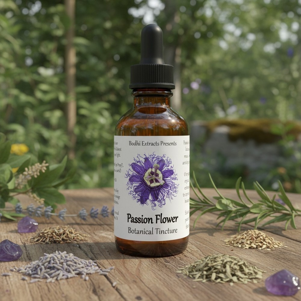 Organic Passion Flower Herbal Tincture – Low Temp Extraction