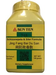 Sun Ten-Schizonepeta & Siler Formula / Jing Fang Bai Du San, 100gm Granules