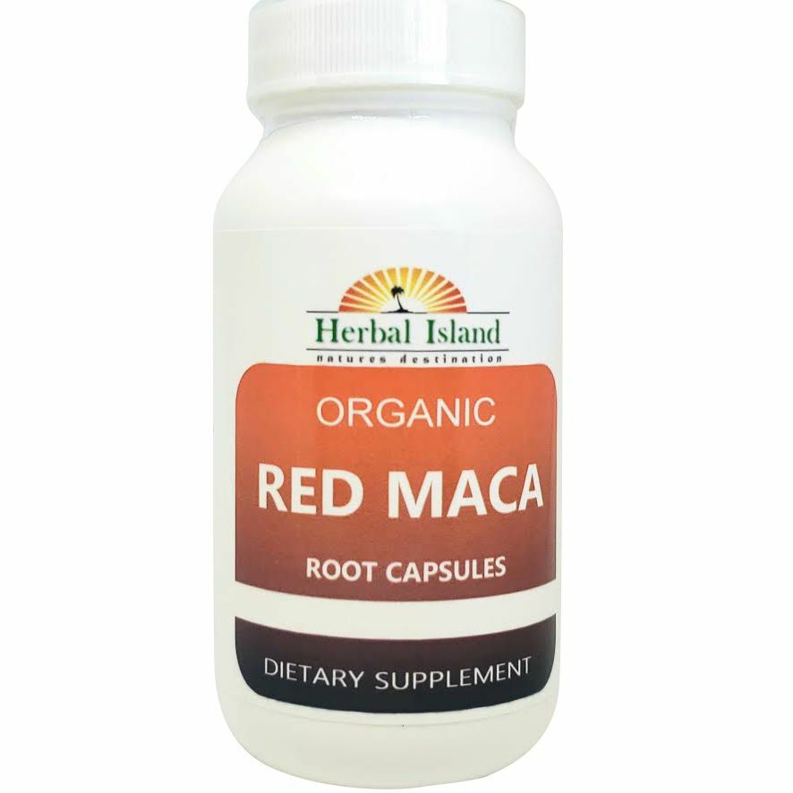 Red Maca Root – Vegetable Capsules 500mg Each – USDA Organic – Non GMO
