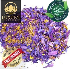 Blue Lotus |Nymphaea Caerulea| 100% Organic Herbal Hand Picked Pure Flowers Tea