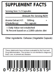 Aronia Extract 4:1 Capsules