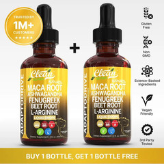 Clean Nutra Organic Maca Root Drops Including Ashwagandha Fenugreek Beet L-Arg