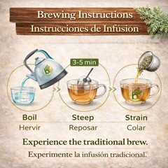 Ajenjo Herbal Tea – 4 oz (113g) – 100% Natural Mexican Herb – Wildcrafted Wormwo