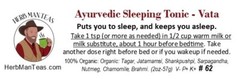 Sleeping Tonic – Sleep All Night Formula #62