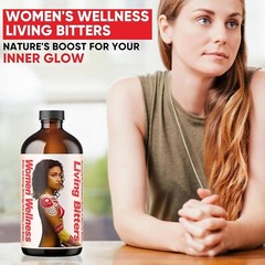 Women Living Bitters-Natural Remedy with Powerful Roots &Herbs-Detox Digestive