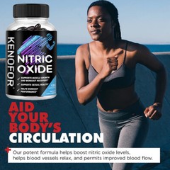 Nitric Oxide Booster Pre-Workout, Muscle Booster 120 Capsules