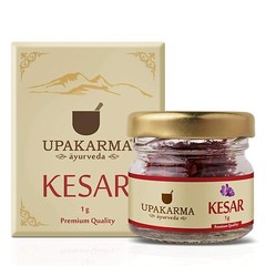 2 x UPAKARMA Pure, Natural A++ Grade Kashmiri Kesar / Saffron Threads 1 Gram