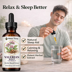 Valerian Root Liquid Extract Sleep Support Herbal Drops 30ml (1 fl oz)