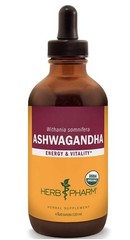 Herb Pharm Organic Ashwagandha Extract 4 Fl Oz Vegan Energy Support Liquid