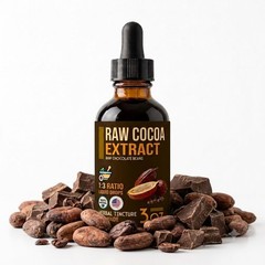 Cacao Liquid Extract – Raw Theobroma cacao Tincture – USA made