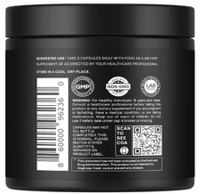 Organic Black Maca Root with Ashwagandha -Highest Potency 40,000mg 40x Strength