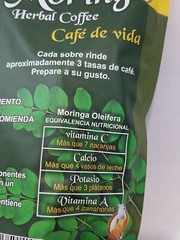 MORINGA HERBAL COFFEE – CAFÉ HERBAL CON MORINGA – 22 BAGS 440GRS CAFE DE VIDA