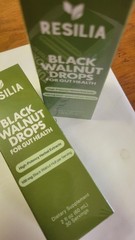 Resilia Black Walnut Drops For Gut Health 2 Oz High Potency Herbs. 2 bottles!