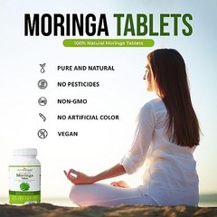 Attar Ayurveda Moringa Tablets Pack of 2 120 Tabs Each 500mg Natural