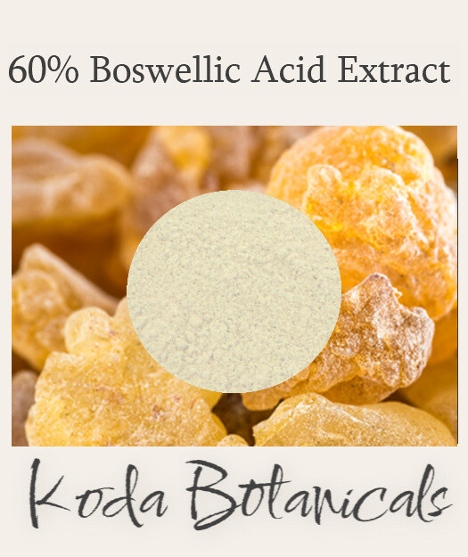 FRANKINCENSE 60% Boswellic Acid EXTRACT POWDER Boswellia serrata