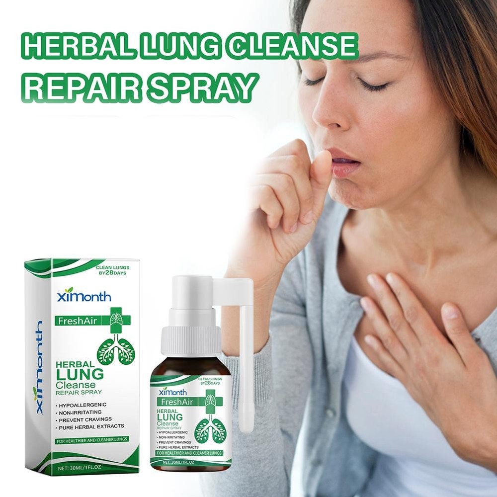 1*Respinature Herbal Lung Cleanse Mist-Powerful Lung Care Aid 30ml-NE W9D9