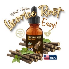 Licorice Root Extract Liquid Drops Drink Mix Adrenal Digestive Respiratory D USA