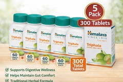 🌿 Himalaya Triphala – 60 Tablets Each | Pack of 5 | Expiry 03-2027
