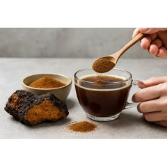Cherie Sweet Heart 3.5oz Chaga Mushroom Powder, Organic Tea Supplement
