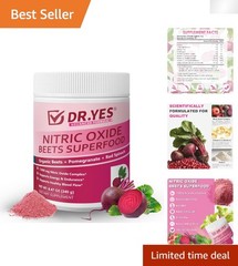 DR.YES Organic Beet Root Powder – 7,000mg Nitric Oxide for Energy & Heart Health