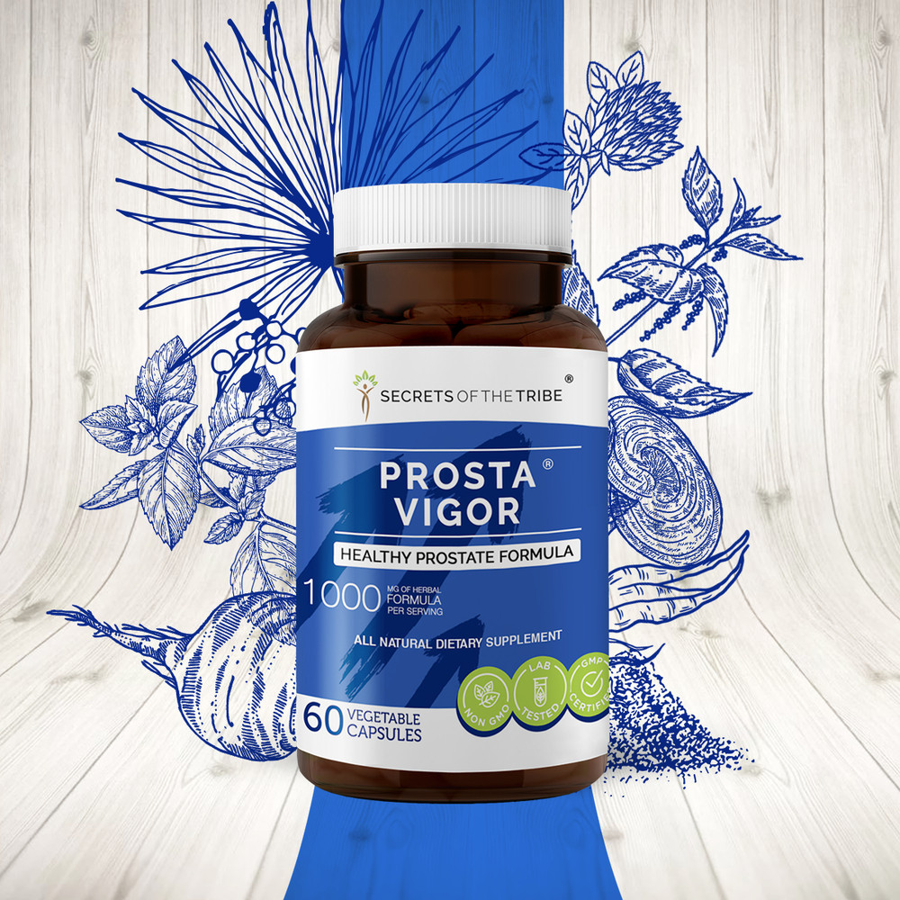 Secrets Of The Tribe Prosta Vigor Capsules, 500 mg