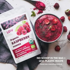 Non-GMO Freeze-Dried Raspberry Powder 6oz – Perfect for Recipes & Shakes