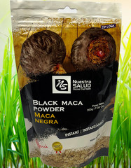 Black Maca Powder (200g) Unleashed The Power Peruvian Maca Negra Gelatinized