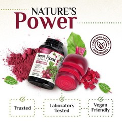 Beet Root Capsules 1300mg Beetroot Powder Extract