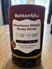Better Alt Pure Himalayan Shilajit CINNAMON Honey STICKS – 30 Sticks BetterAlt