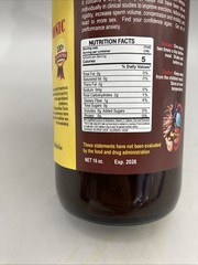 Organic Natural Herbal Men Tonic Extra Strong by AIH 16 oz Exp 2028