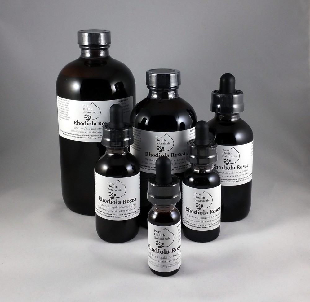 Rhodiola Rosea Tincture, Golden Root Extract, Energy, Fatigue, Adaptogen