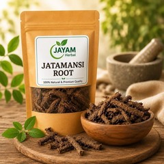 Jayam Herbal Premium Jatamansi Roots 100 g | Natural Dried Jatamansi Root