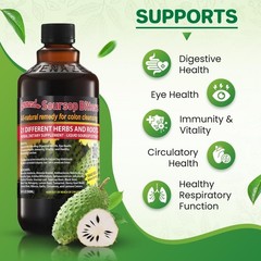 Organic Soursop Bitters 16 fl oz – Herbal Tonic for Digestive Health & Wellness