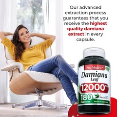 FITO MEDIC’S Lab | Damiana Leaf |180 Capsules| Damiana Capsules, Free Shipping
