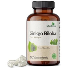 Futurebiotics Ginkgo Biloba 120 Vegetarian Capsules Brain Memory Support