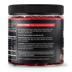 Force Factor Black Maca Gummies, Black Maca Root to Enhance Vitality in Men &