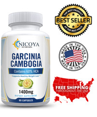 Garcinia Cambogia- Natural Weight Loss, Diet & Appetite Suppressant w/HCA 1400mg