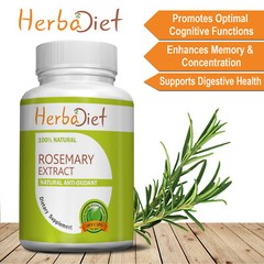 Rosemary Leaf Extract Capsules 20:1 Natural Powerful Antioxidant Immune Support
