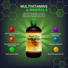 Herboganic Black Seed & Women Wellness Living Bitters Combo Pack-16oz