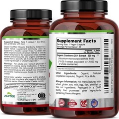 Natural Bladder Support – 60 Cranberry Capsules
