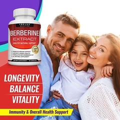 ▶Berberine HCl Premium Glucose And Blood Sugar (90 Capsule_Non-GMO, Gluten Free)