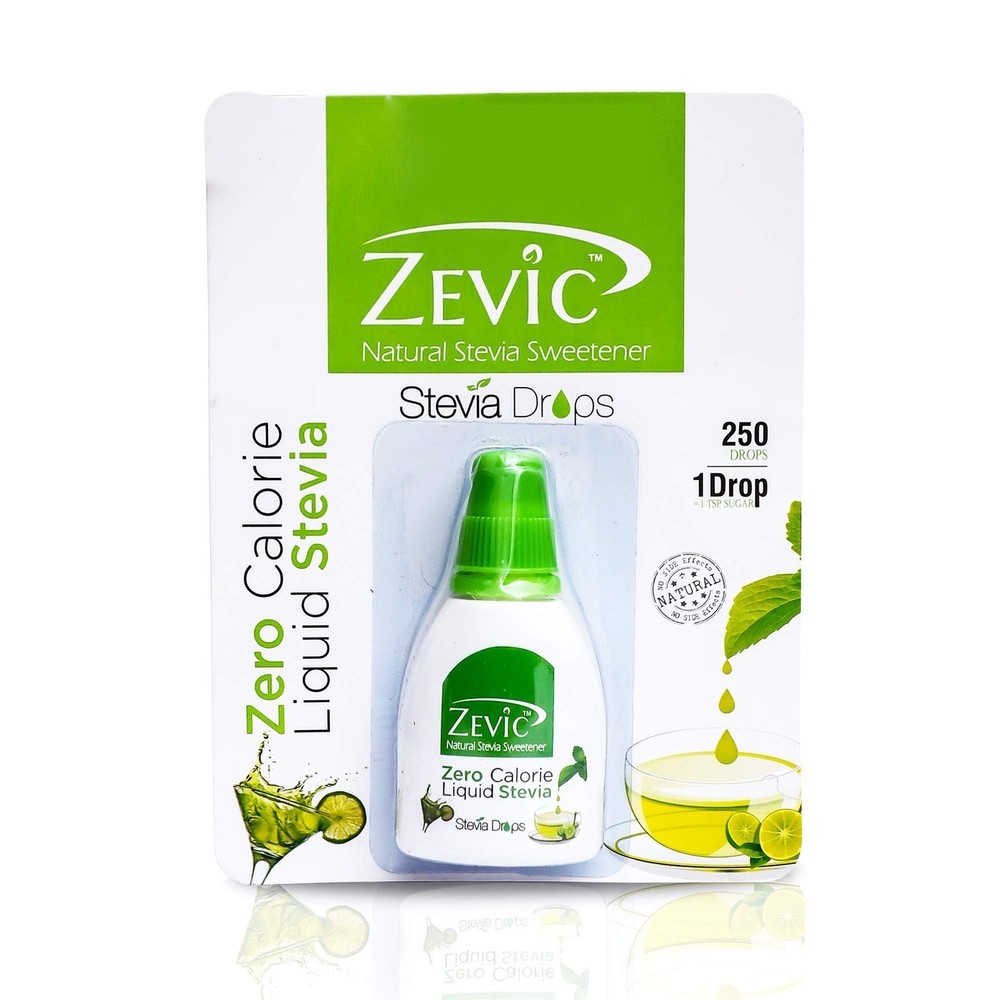 @ Zevic Natural Sugar Free Stevia Drops Zero Calorie 15ml y660 N478